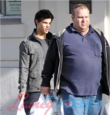   Foto på Taylor Lautner  & hans  Pappa  Daniel Lautner